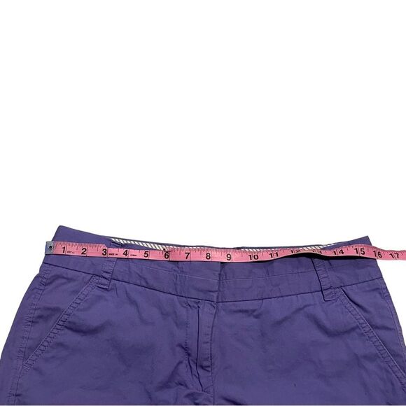 10/$25🦋 J. Crew Purple Broken-In Mid Rise Chino Shorts - Size 4 - Picture 8 of 12